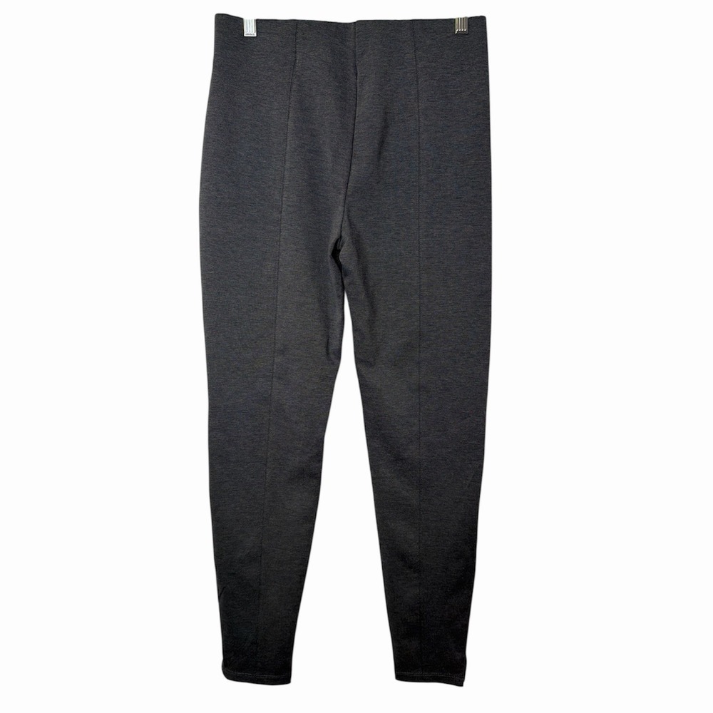 Laure Scott NWT Pull On Ponte Pant Smokey Gray Size Small Leggings Split Cuff - Picture 2 of 7